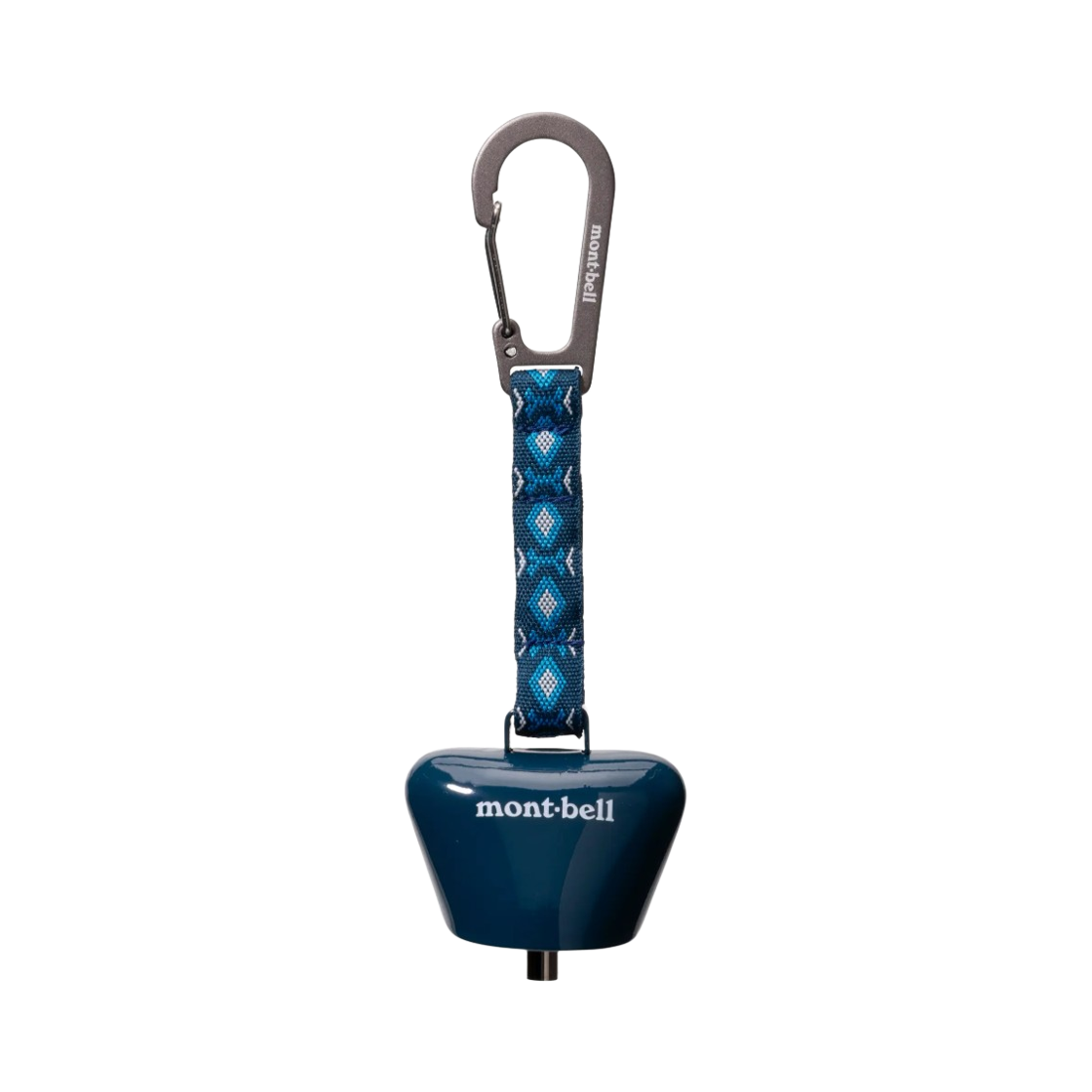 1134331 Montbell Square Trekking Bell with Silencer Blue Green