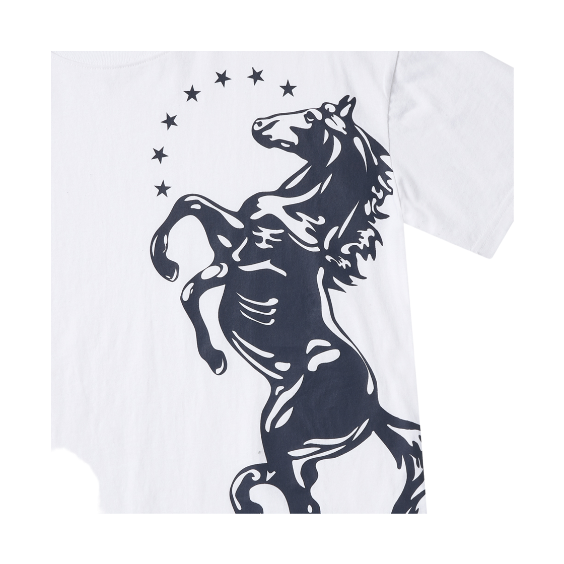 [KREAM 단독] 아모우 빅 홀스 하프 티셔츠 화이트([KREAM 단독] AMOU Big Horse Half T-Shirts White) - 3