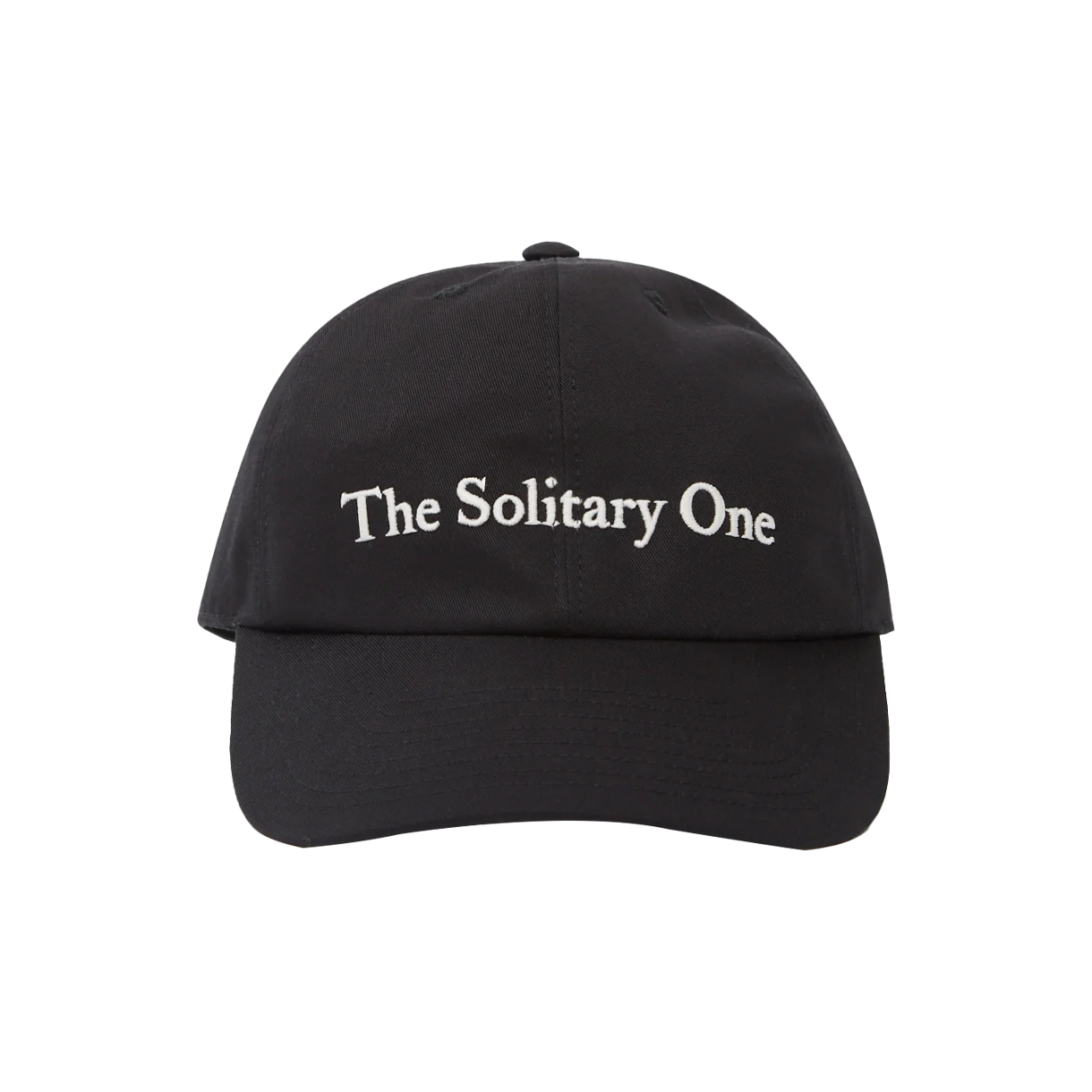 [오프라인 전용] 앤 드뮐미스터 Tem 베이스볼 캡 "The Solitary One" 자수 블랙 - 26SS([오프라인 전용] Ann Demeulemeester Tem Baseball Cap With "The Solitary One" Embroidery Black - 26SS)