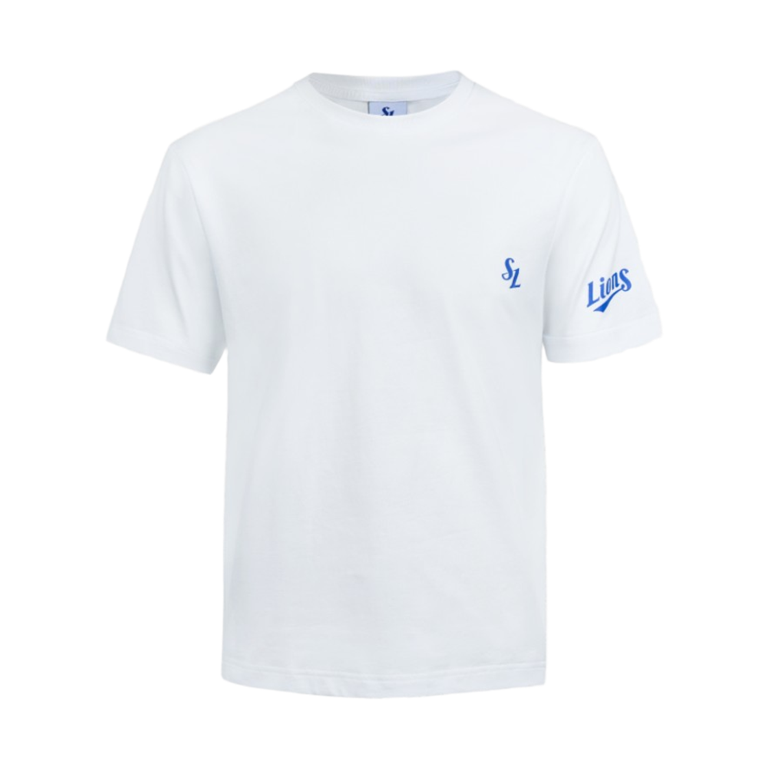 삼성 라이온즈 로고 티셔츠 화이트(Samsung Lions Logo T-Shirt White)