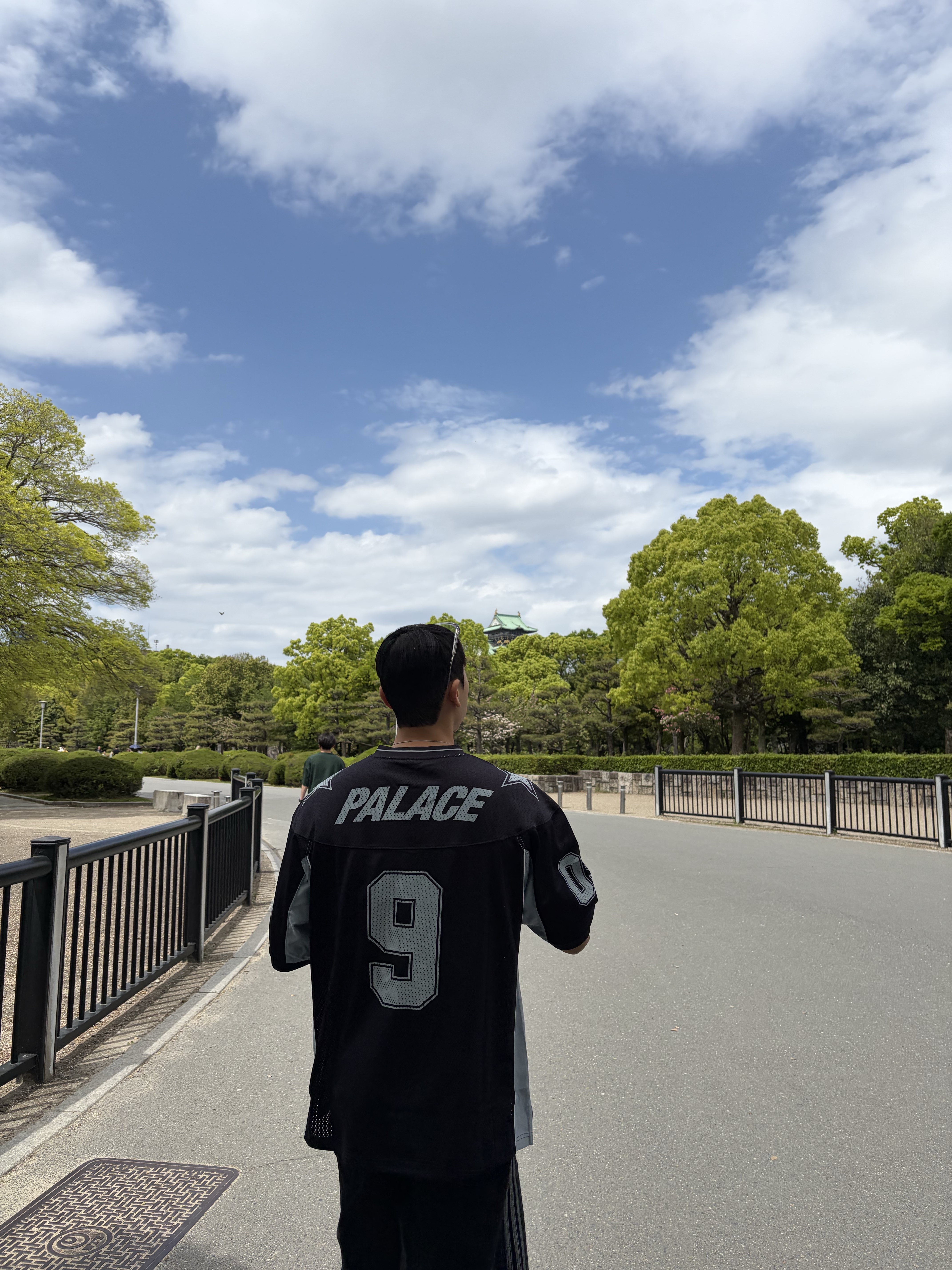 Palace Nein Mesh Jersey Black - 26SS 착용 스타일 - 1