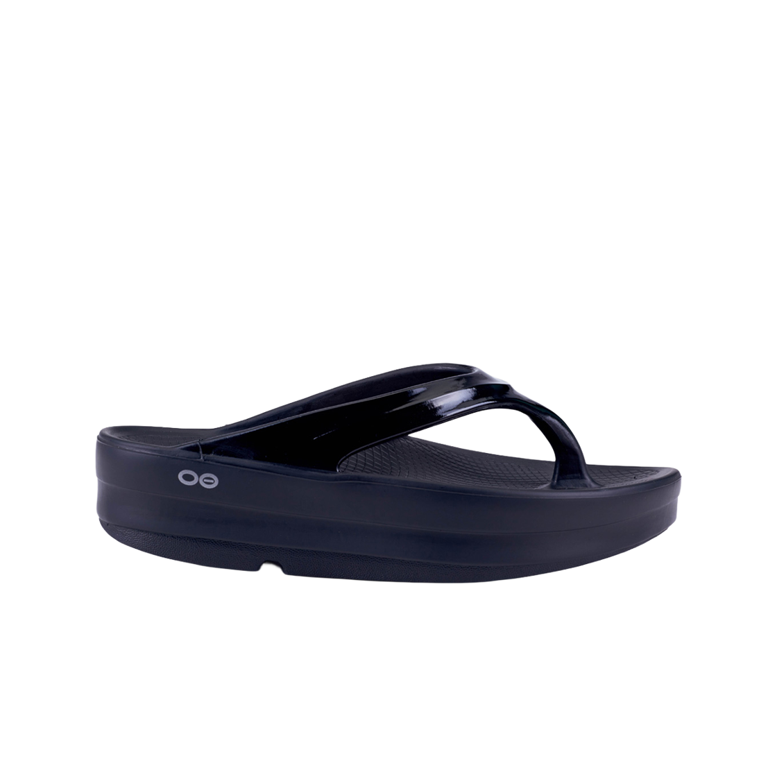 [9% 적립] 우포스 Oomega 블랙 남여공용 쪼리([9% 적립] OOFOS Oomega Black Unisex Flip-Flops)