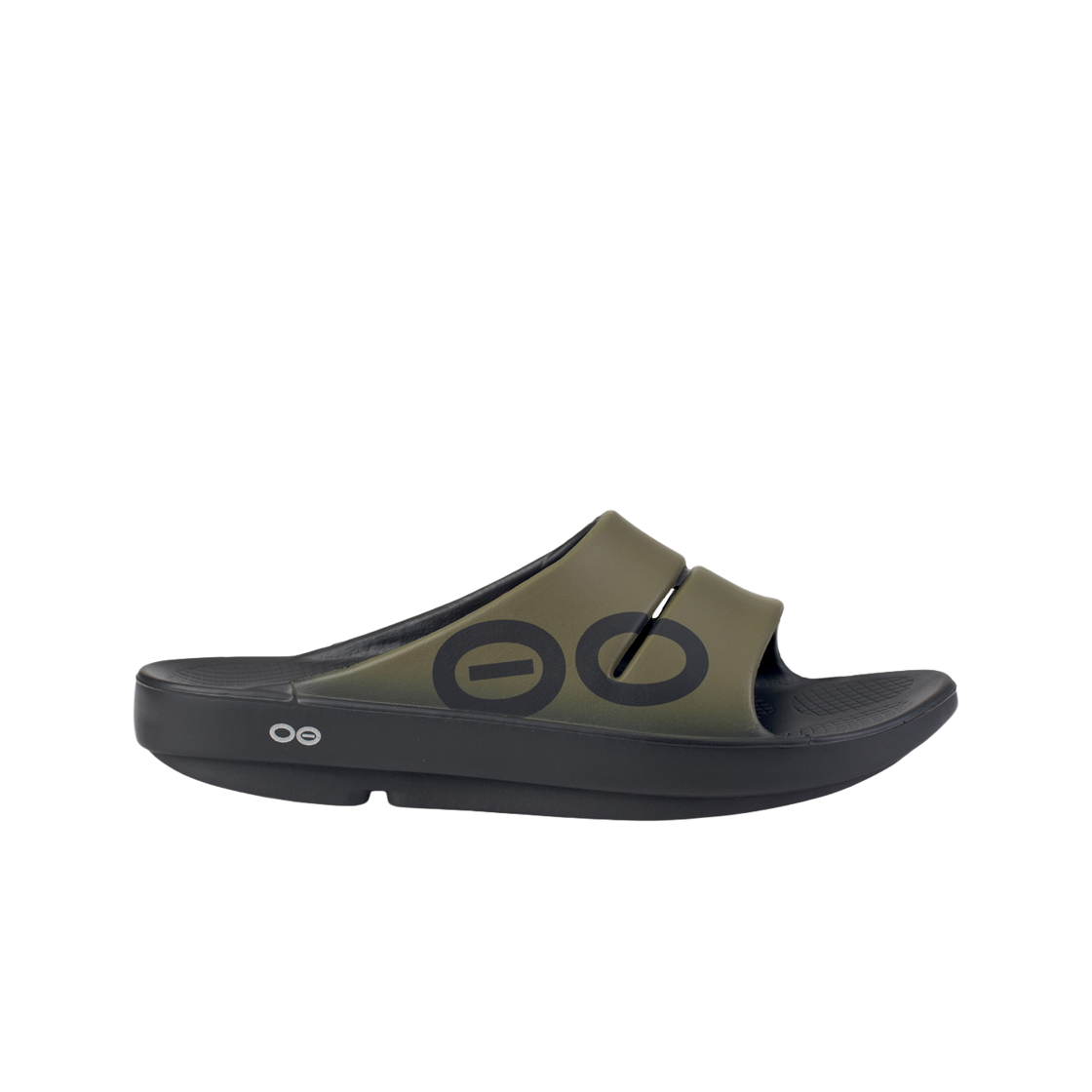 [5% 적립] 우포스 OOahh Sport 탁한 카키 남여공용 슬라이드([5% 적립] OOFOS OOahh Sport Dark khaki Unisex Slides)