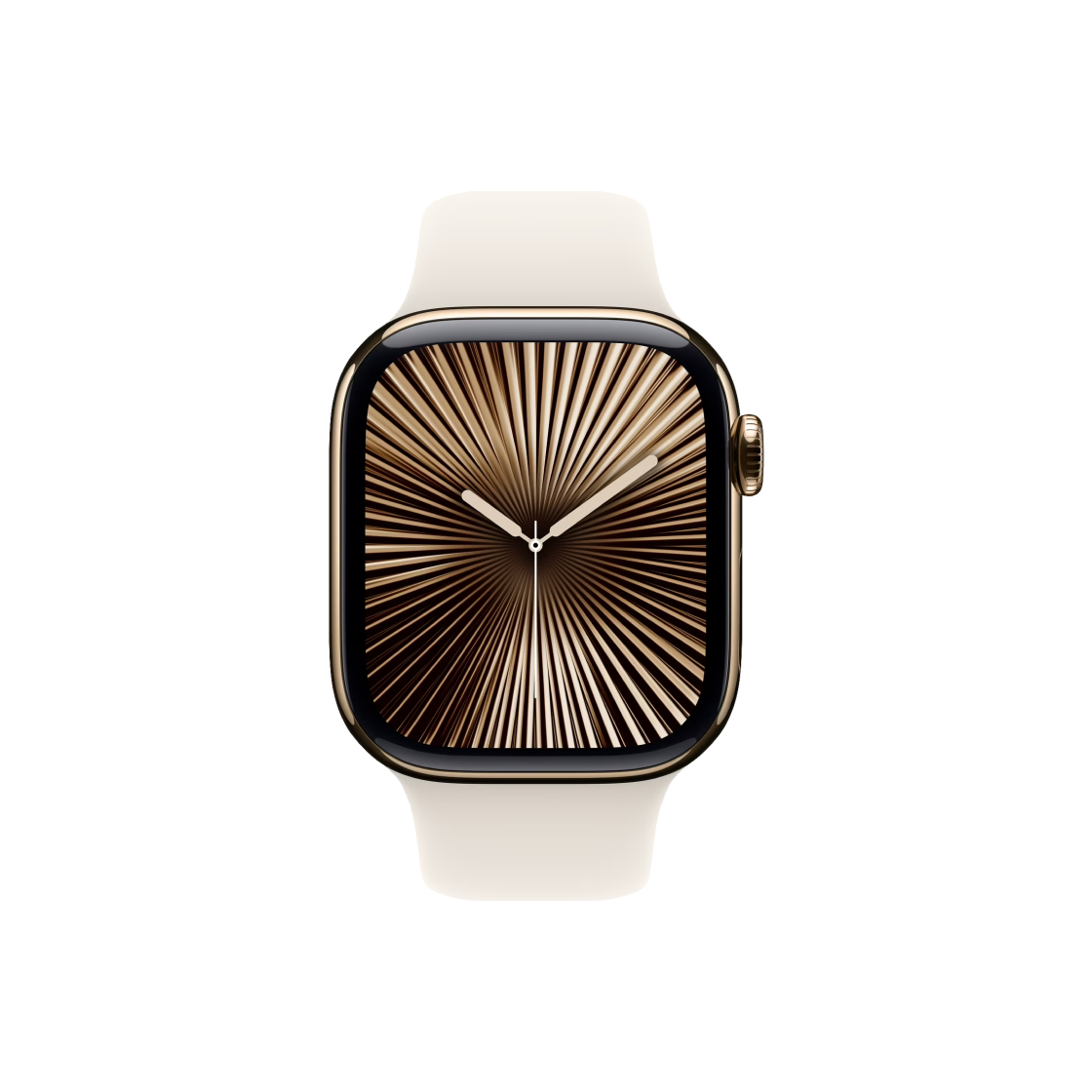 I5A3140690122 [S등급] Refurbished Apple Watch Series 10 46mm Cellular Gold Titanium Case with Sports Band Starlight