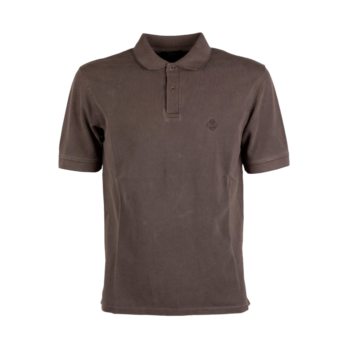 에르노 로고 폴로 티셔츠 초콜릿(Herno Logo Polo T-Shirt Chocolate) - 1