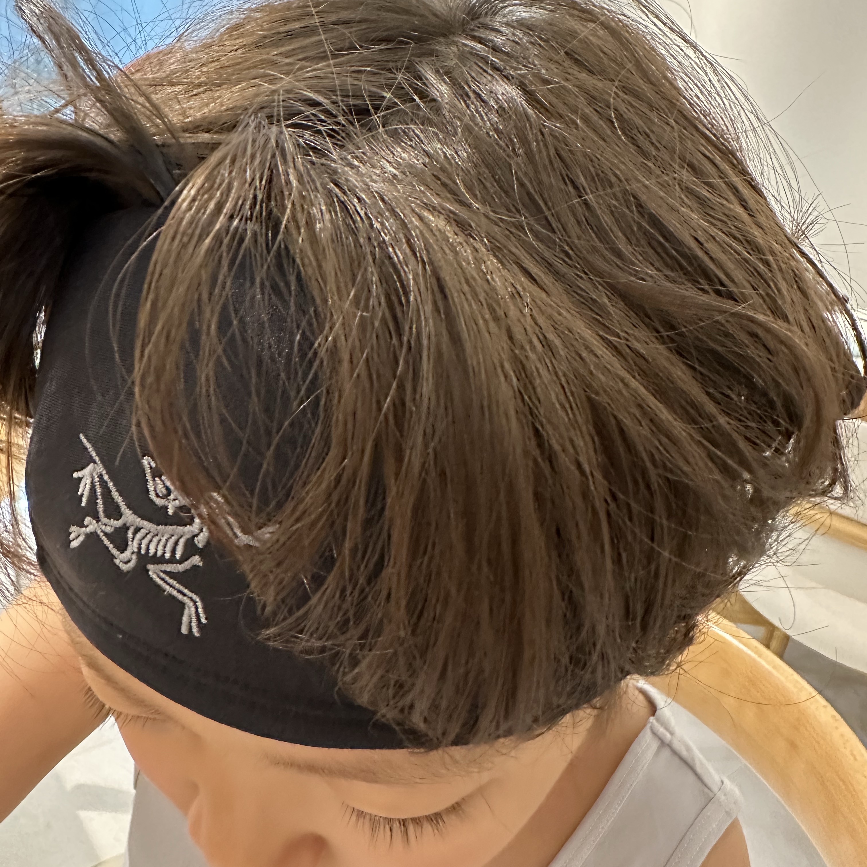 Arc'teryx Rho Headband Black 착용 스타일 - 3