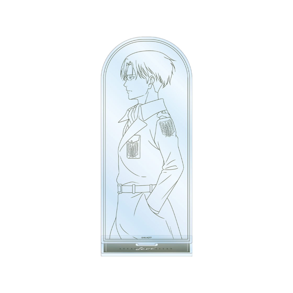 애니모어 진격의 거인 리바이 겨울의 걸음 선화 BIG 아크릴 스탠드(Animore Attack on Titan Levi Step Of Winter Line Art Big Acrylic Stand)
