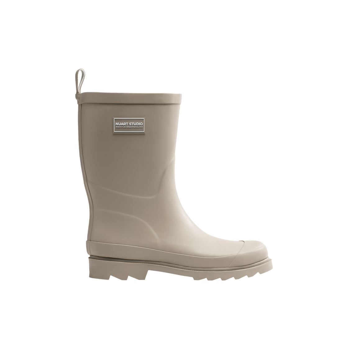 누아트스튜디오 클래식 미드 레인부츠 베이지(NUARTSTUDIO Classic Mid Rain Boots Beige)