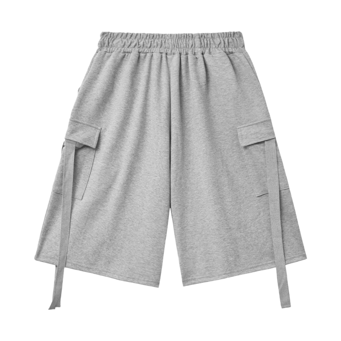 슬릭글로우 카고 스트랩 버뮤다 스웨트 팬츠 그레이(SLEEKGLOW Cargo Strap Bermuda Sweat Pants Gray) - 2