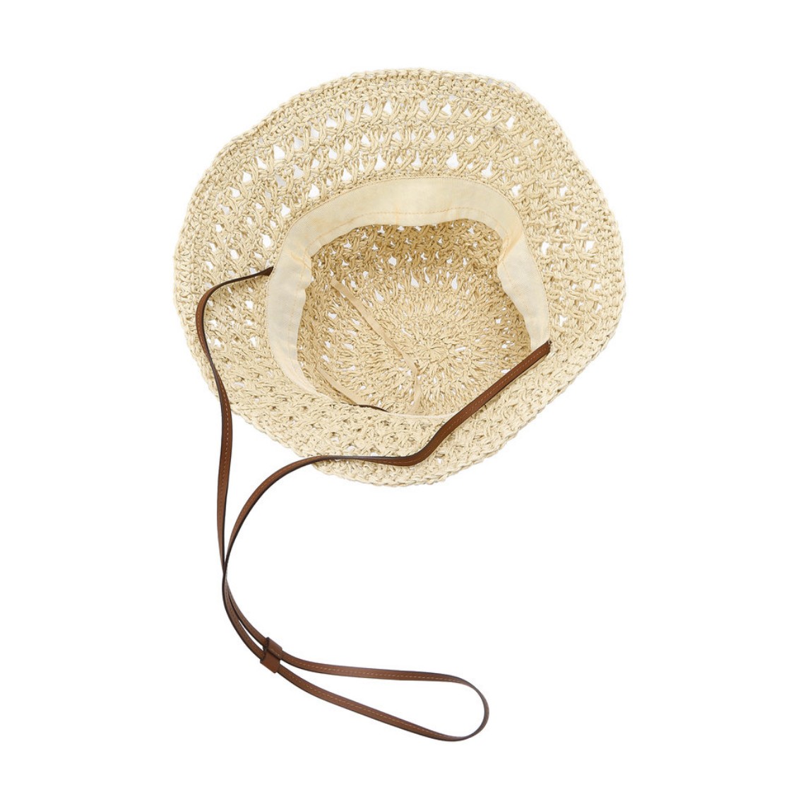 아떼 바네사브루노 액세사리 라피아 더블에이 버킷햇 AAHE6E745I2 베이지(Athe Vanessabruno Acc Raffia Double A Bucket Hat Normal Beige) - 4