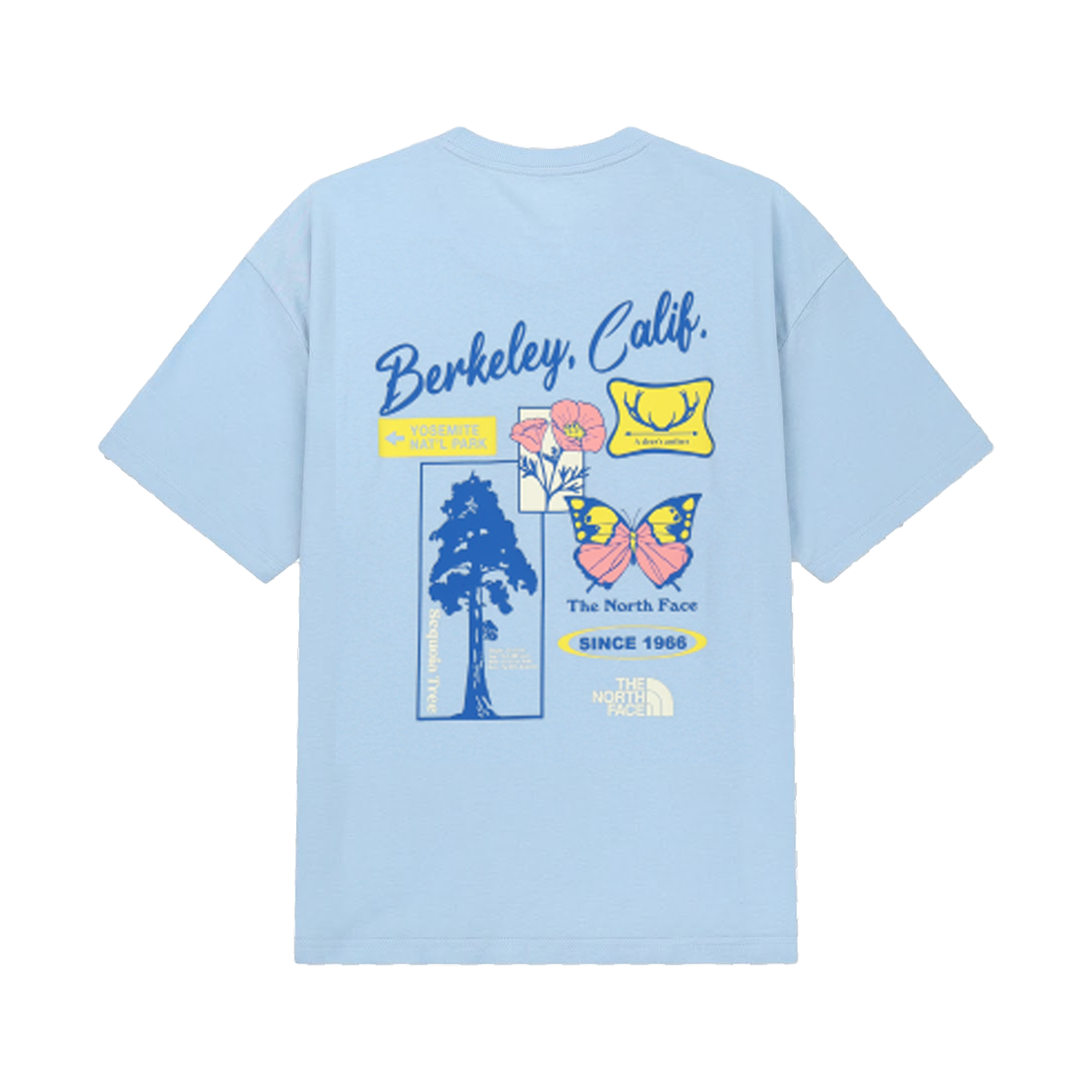 NT7US12M The North Face Berkeley S/S R/T-Shirt Light Blue - 26SS