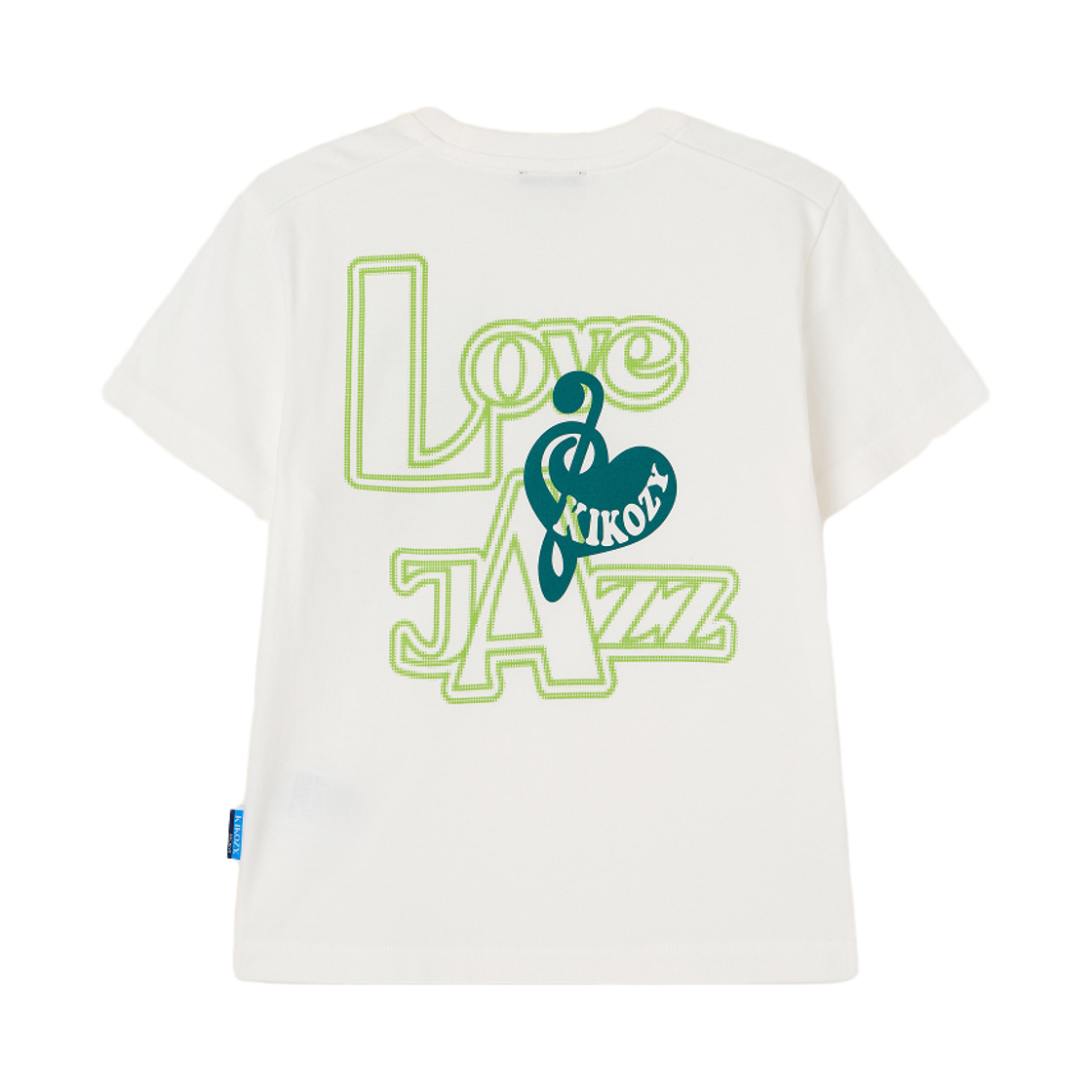 키코지 러브 앤 재즈 티 화이트(Kikozy Love and Jazz T-Shirt White) - 2