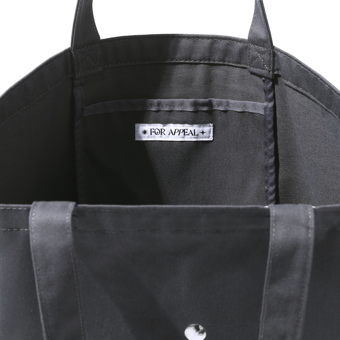 포어필 스파이럴 에코백 차콜(For Appeal Spiral Eco Bag Charcoal) - 3