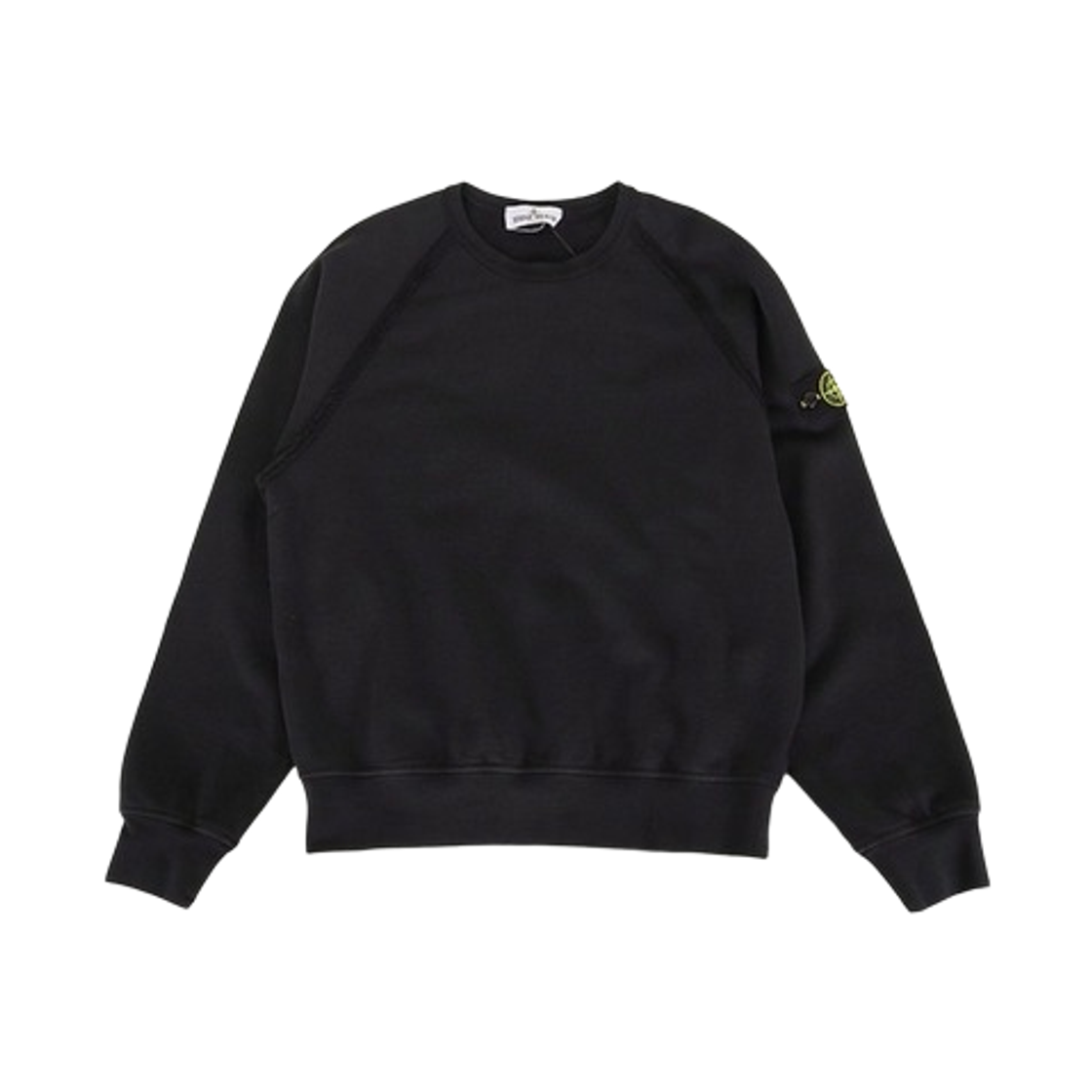 (키즈) 스톤 아일랜드 6100015 와펜 패치 스웨트셔츠 블랙 - 26SS((Kids) Stone Island 6100015 Wappen Patch Sweatshirt Black - 26SS) - 1