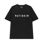 Matin Kim Applique Felt Logo Top In Black