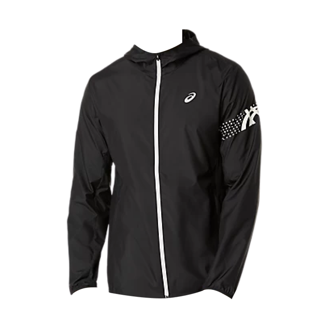 아식스 아이콘 러닝 자켓 퍼포먼스 블랙 크림(Asics Icon Running Jacket Performance Black Cream)