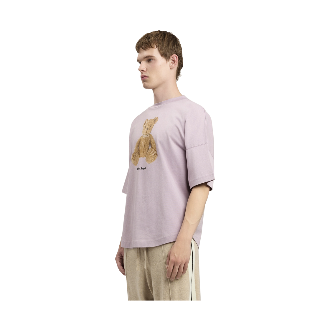 팜엔젤스 베어 오버 티셔츠 - 라일락 브라운(Palm Angels Bear Over Tee - Lilac Brown) - 3