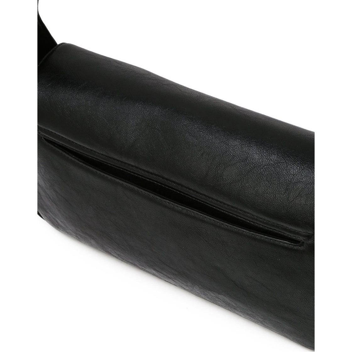 아떼 바네사브루노 액세사리 머랭 뉴 블랙 레더 숄더백 M AABA6E350BK 블랙(Athe Vanessabruno Acc Meringue New Black Leather Shoulder Bag M  Black) - 4