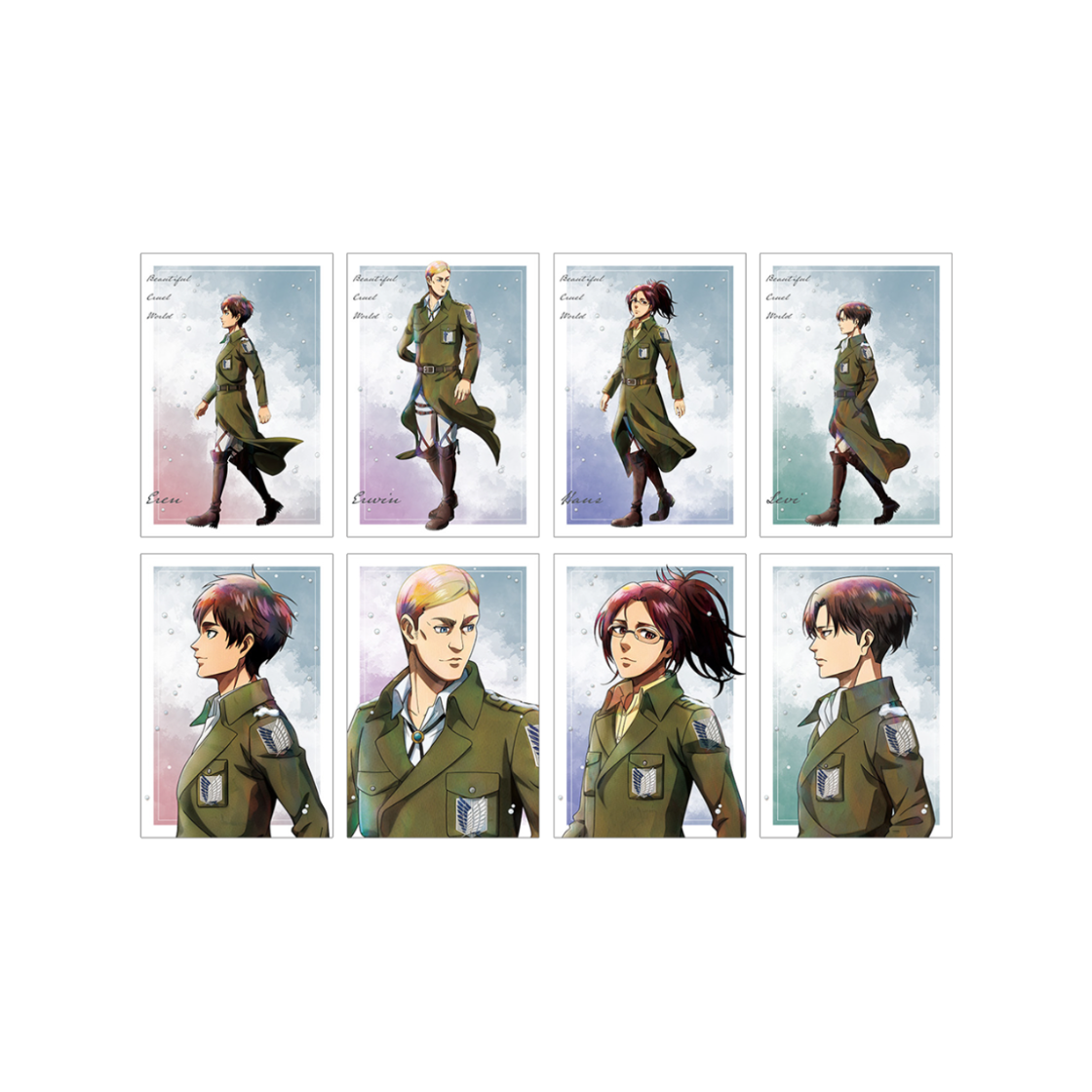 애니모어 진격의 거인 겨울의 걸음 트레이딩 포스트 카드(Animore Attack on Titan Step Of Winter Trading Post Card)