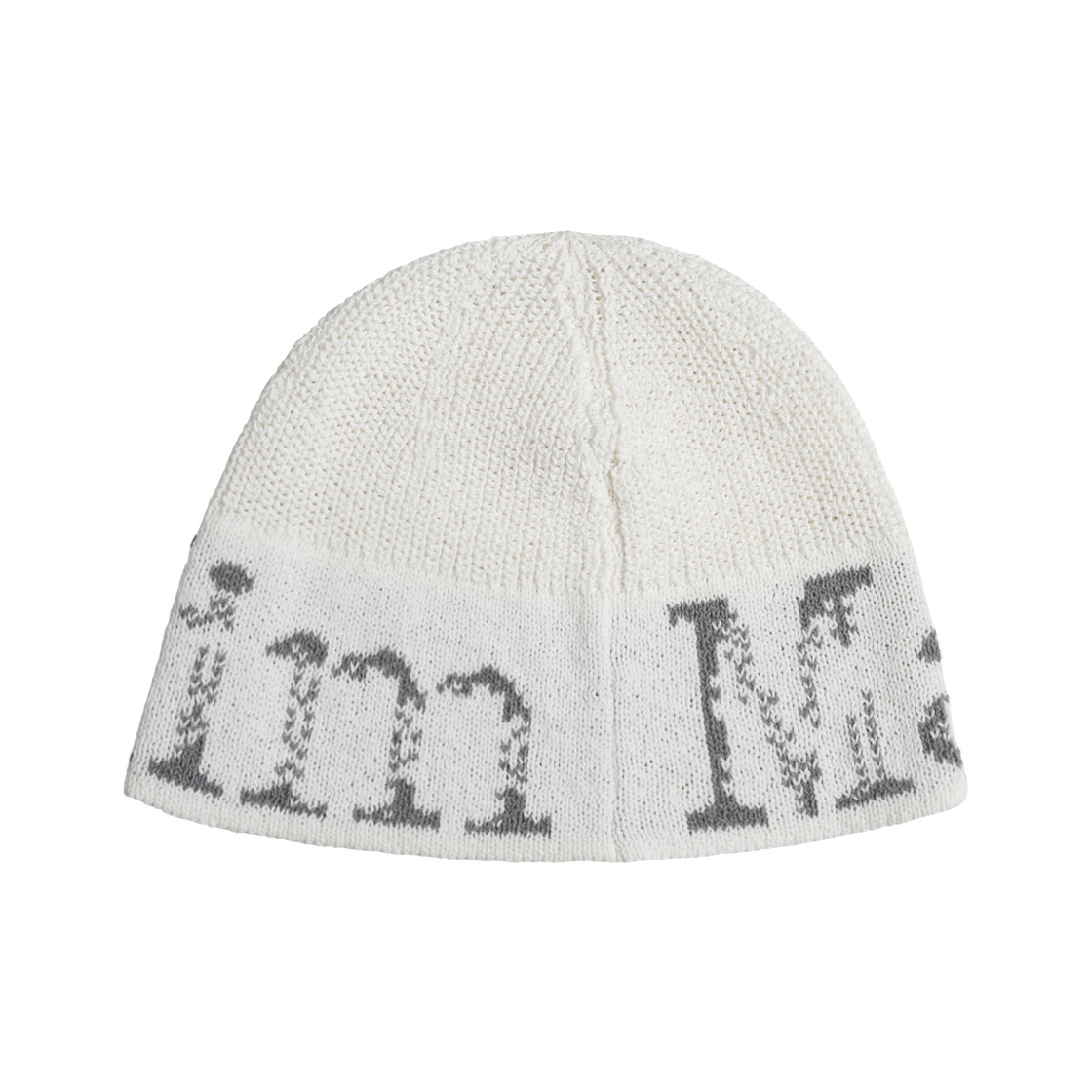 마뗑킴 크랙 로고 라이트 버킷 비니 아이보리(Matin Kim Cracked Logo Light Bucket Beanie In Ivory) - 2