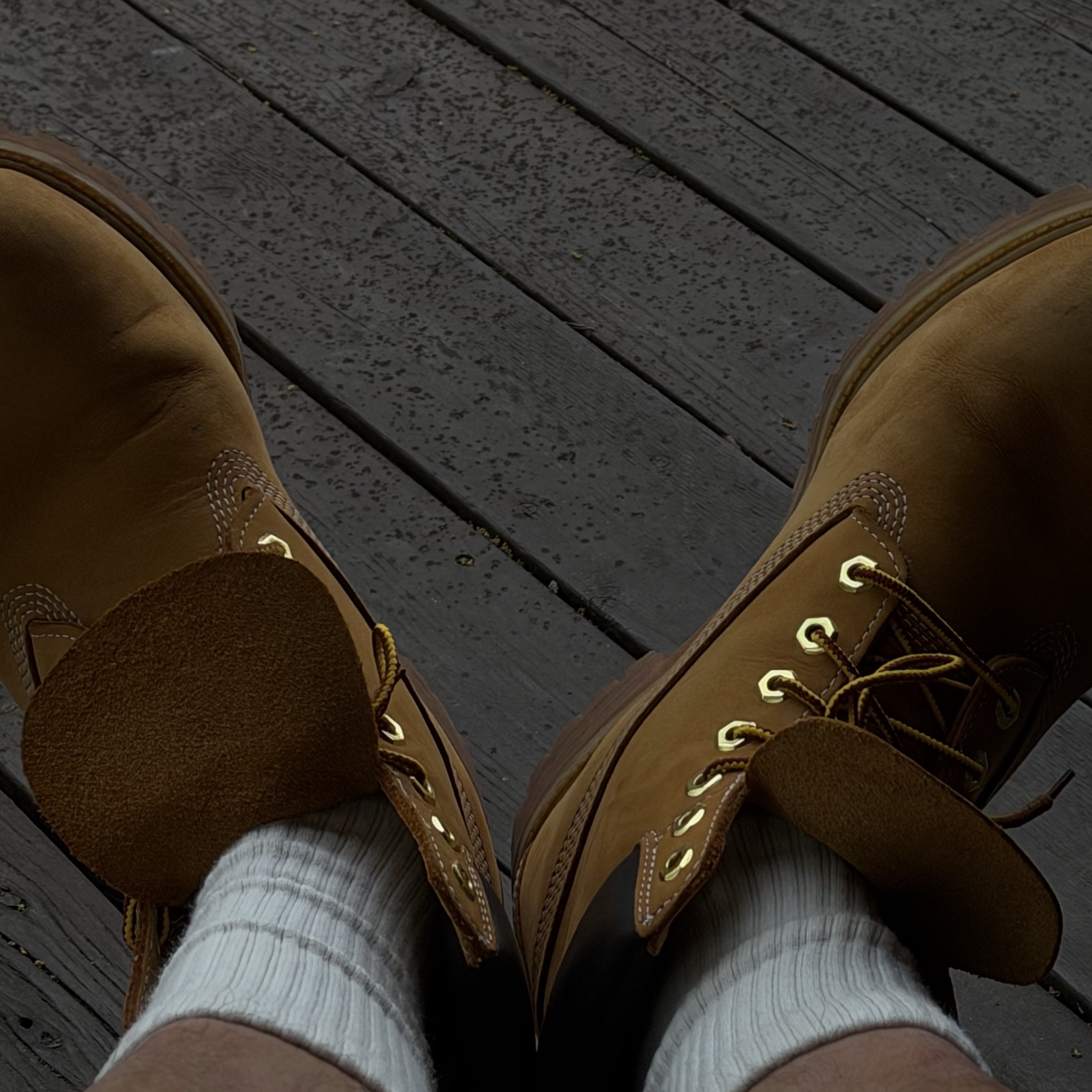 Timberland Premium 6 inch Waterproof Boot Wheat Nubuck - Wide 착용 스타일