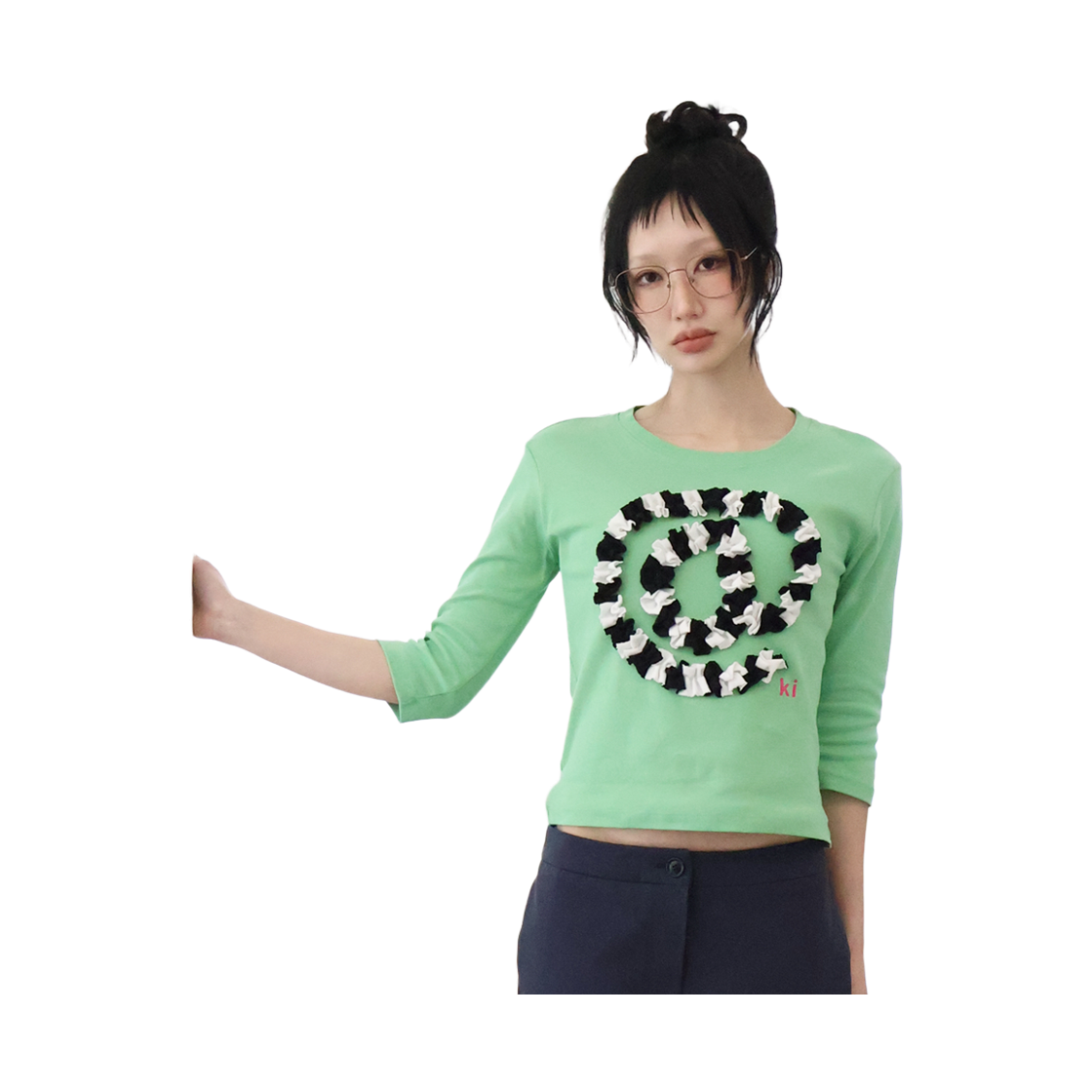 키코지 엣 사인 티셔츠 민트(kikozy At sign T-shirt Mint) - 2