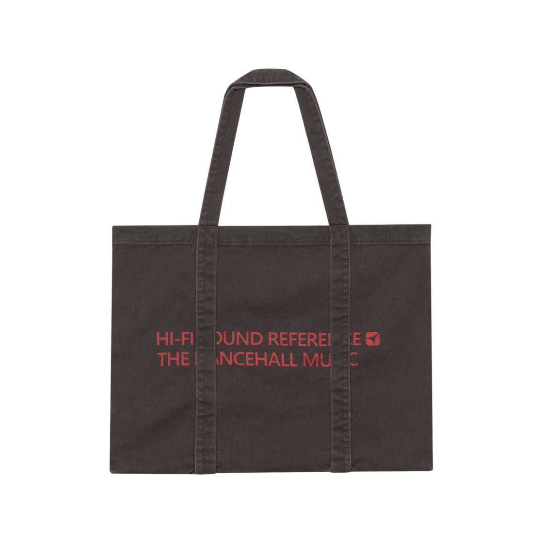 하이파이 사운드 레퍼런스 댄스홀 토드 백 브라운(Hifi Sound Reference Dancehall Tote Bag Brown)