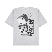 Stussy Tall Dice T-Shirt Ash Heather