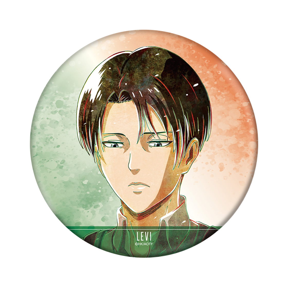 [예약배송] 애니모어 진격의 거인 리바이 Ani-Art 제2탄 BIG 캔 뱃지([예약배송] Animore Attack on Titan Levi Ani Art Second Series Big Can Badge) - 1