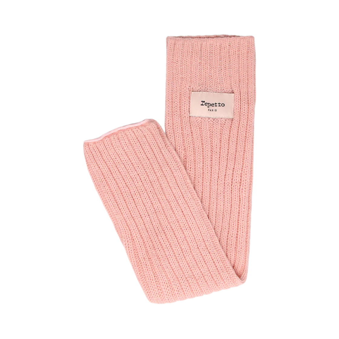 (W) 레페토 로고 레그 워머 블러쉬 핑크((W) Repetto Logo Legwarmers Blush Pink)
