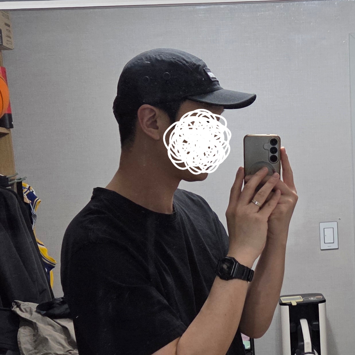 Supreme Frazetta Camp Cap Black - 24FW, Supreme Military Camp Cap Black - 25FW 착용 스타일 - 6