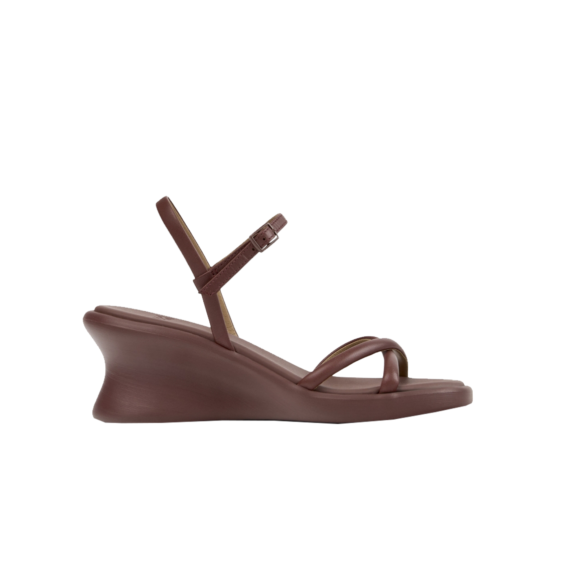 캠퍼 여성 루이스 샌들 샌들 버건디(Camper Women Louise Sandal Sandal Burgundy)