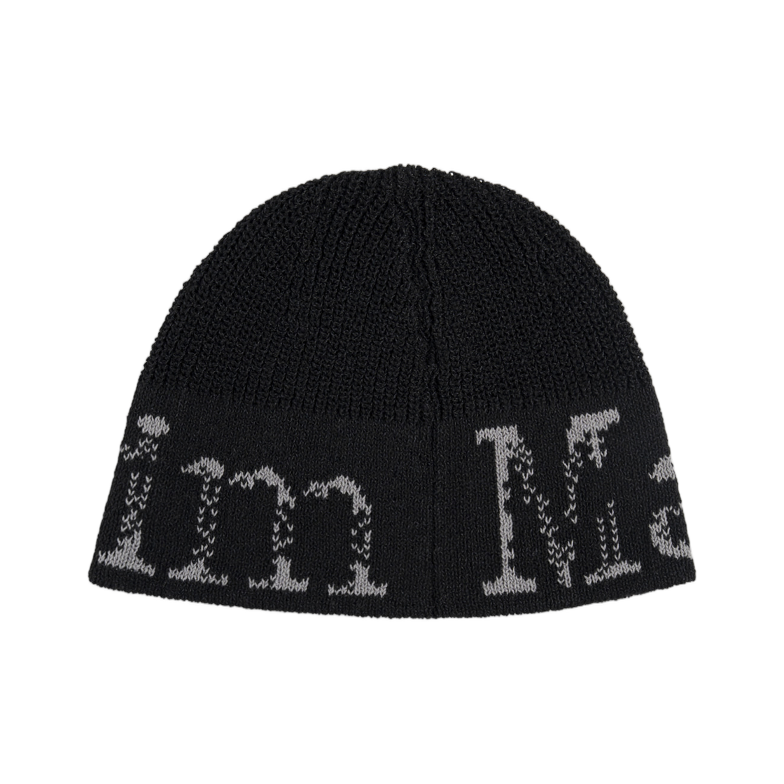 마뗑킴 크랙 로고 라이트 버킷 비니 블랙(Matin Kim Cracked Logo Light Bucket Beanie In Black) - 2