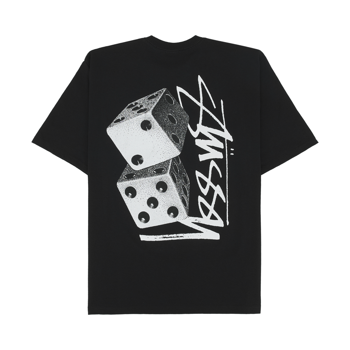 스투시 톨 다이스 티셔츠 블랙(Stussy Tall Dice T-Shirt Black)