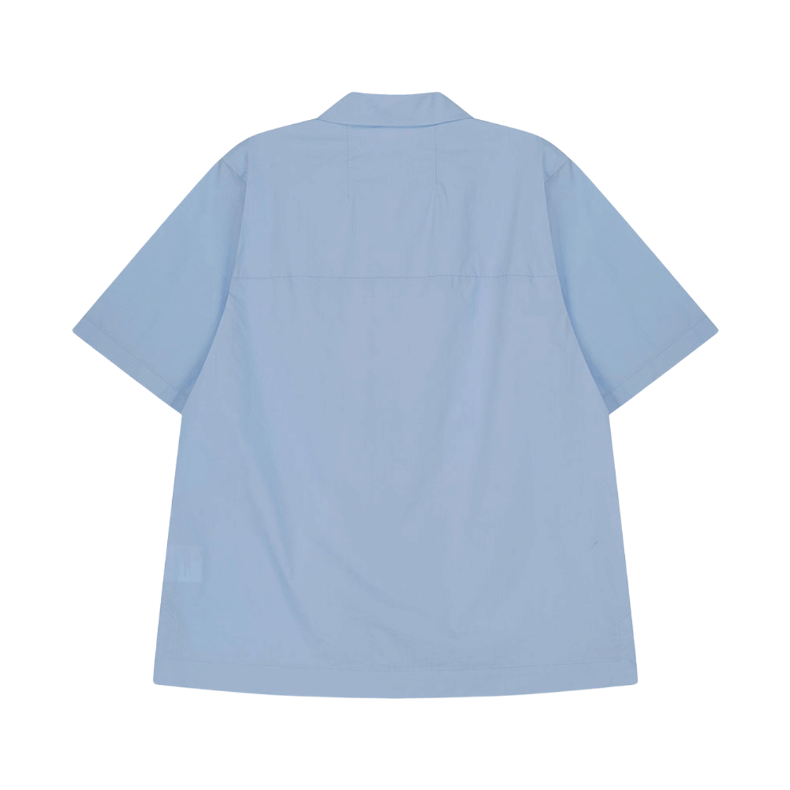 비자비 하프 슬리브드 코튼 버튼 다운 셔츠 라이트 블루(VIS A VIS Half Sleeved Cotton Button Down Shirt L.T Blue) - 2