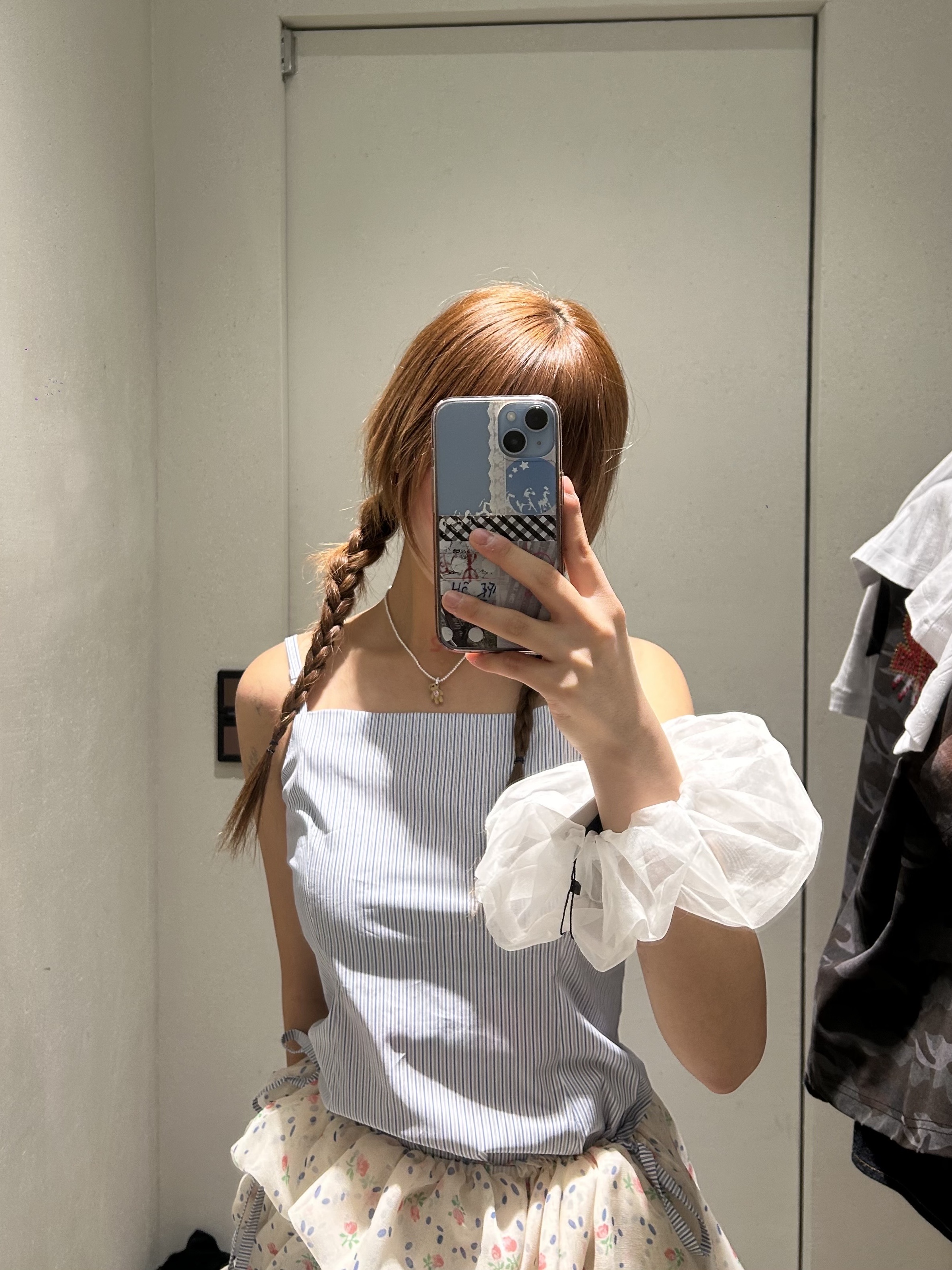 Hai Organza Scrunchie Ivory - 26SS 착용 스타일 - 1