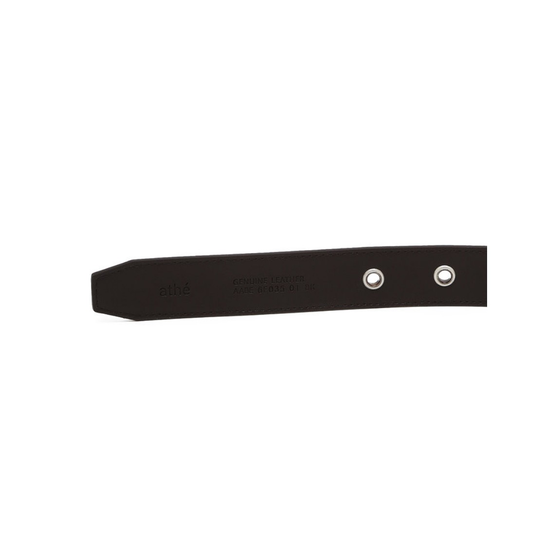 아떼 바네사브루노 액세사리 블랙 30MM 아일렛 투톤레더 벨트 AABE6F035BK 블랙(Athe Vanessabruno Acc Black 30Mm Eyelet Two-Tone Leather Belt  Black) - 4