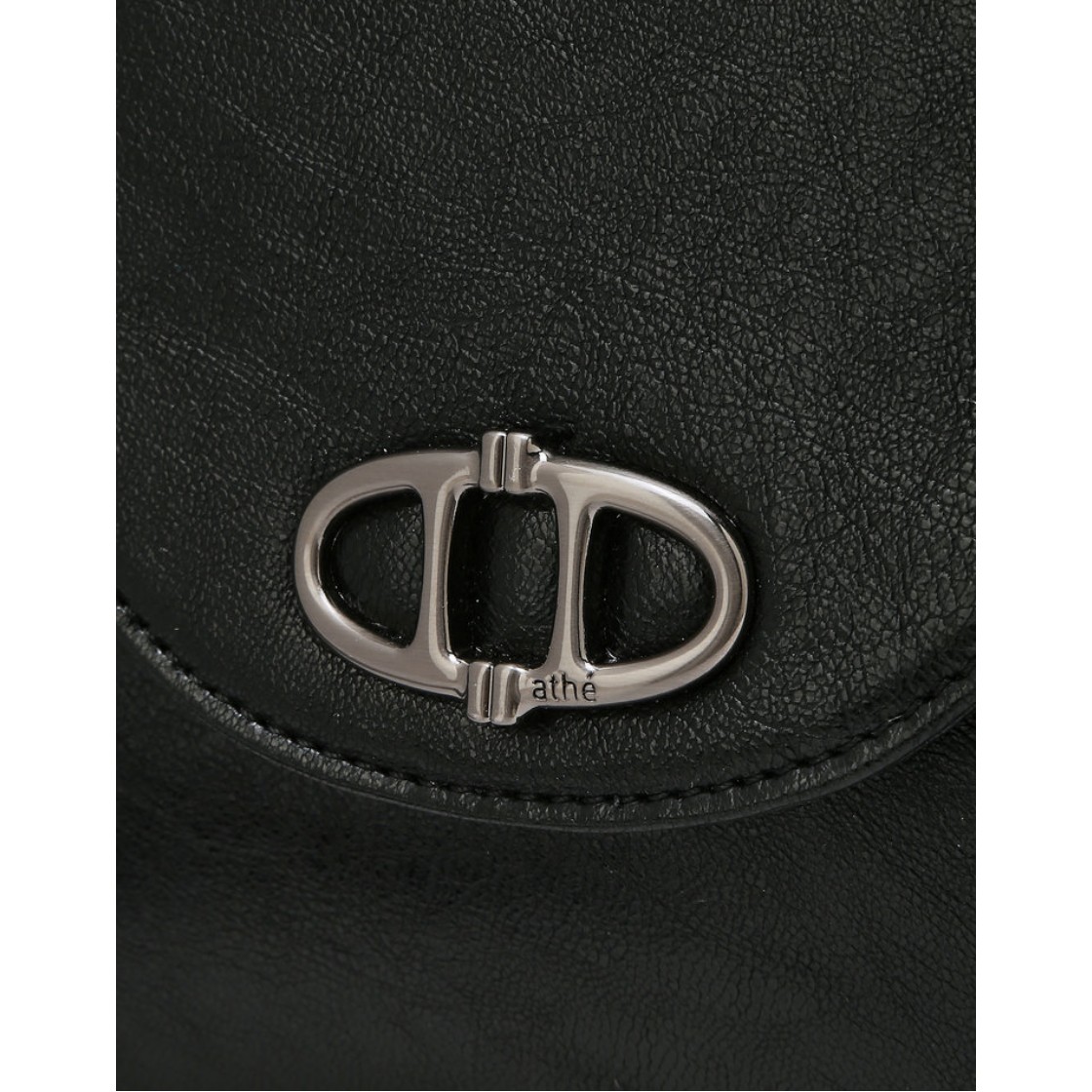 아떼 바네사브루노 액세사리 머랭 뉴 블랙 레더 숄더백 M AABA6E350BK 블랙(Athe Vanessabruno Acc Meringue New Black Leather Shoulder Bag M  Black) - 6