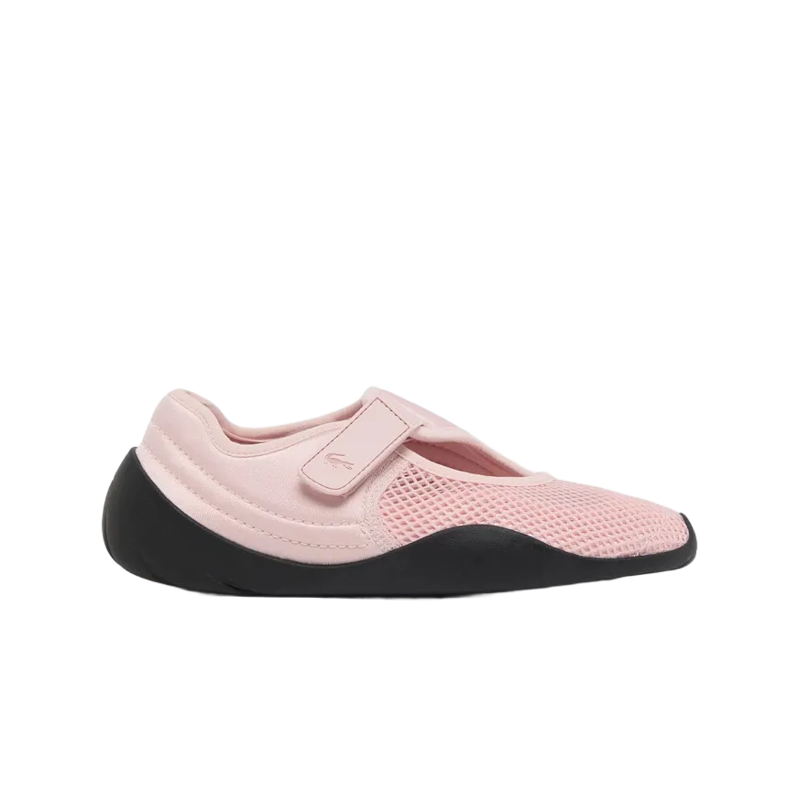 (W) 라코스테 로우 미스테르 스니커즈 라이트 핑크 블랙((W) Lacoste Low Mystere Sneakers Light Pink Black)