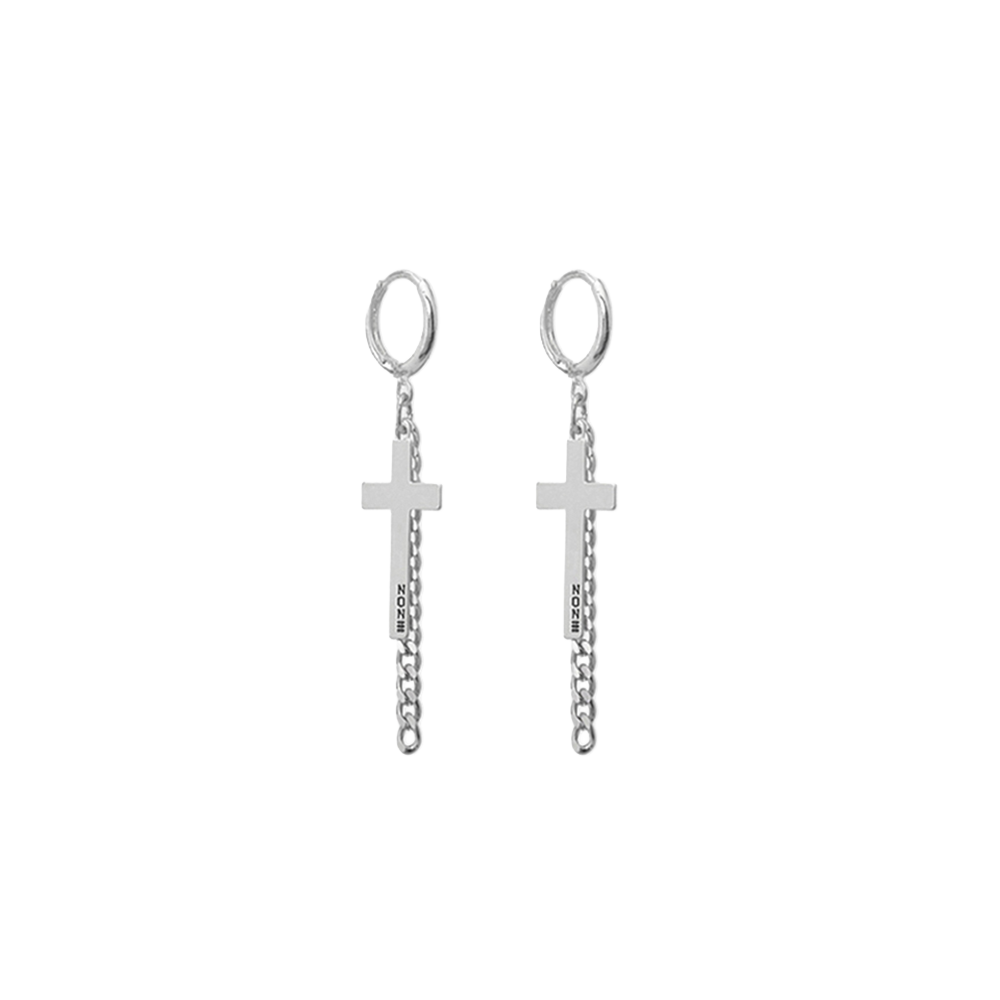 NONENON-189 Nonenon Cross Chain Earring
