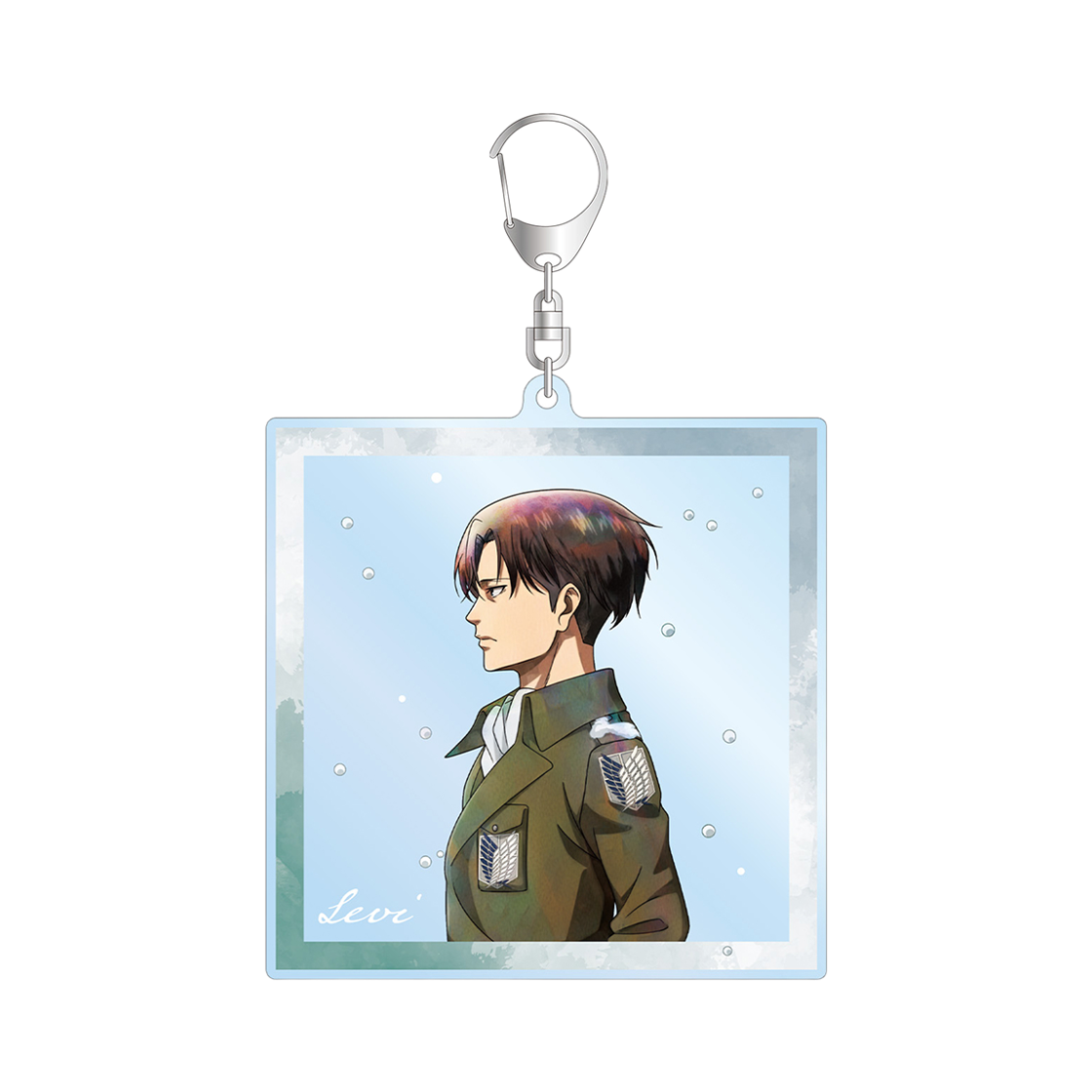 [예약배송] 애니모어 진격의 거인 리바이 겨울의 걸음 BIG 아크릴 키링([예약배송] Animore Attack on Titan Levi Step Of Winter Big Acrylic Keyring)
