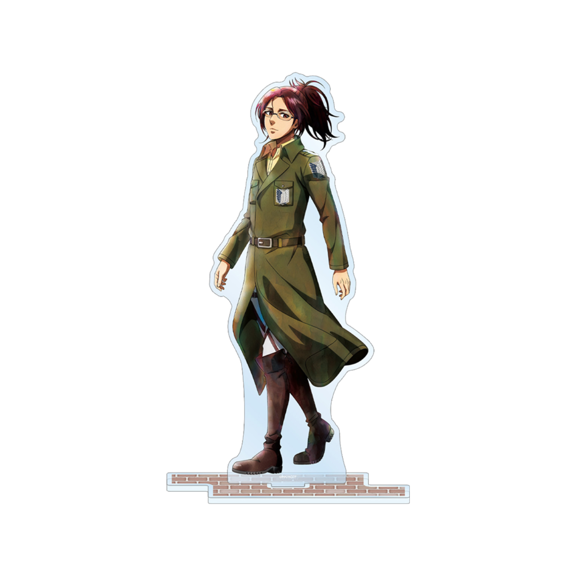 애니모어 진격의 거인 한지 겨울의 걸음 착채 BIG 아크릴 스탠드(Animore Attack on Titan Hange Step Of Winter Coloring Big Acrylic Stand)