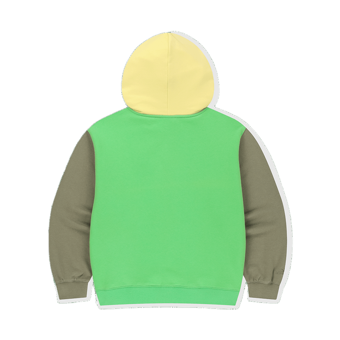 [트리플적립] 썬러브 블록 집 업 후디 그린([트리플적립] SUNLOVE Block Zip Up Hoodie Green) - 2