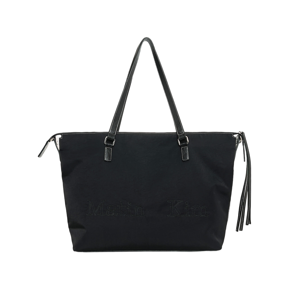 MK2634BG033MBB Matin Kim Matin Logo Stitch Two Way Big Bag In Black