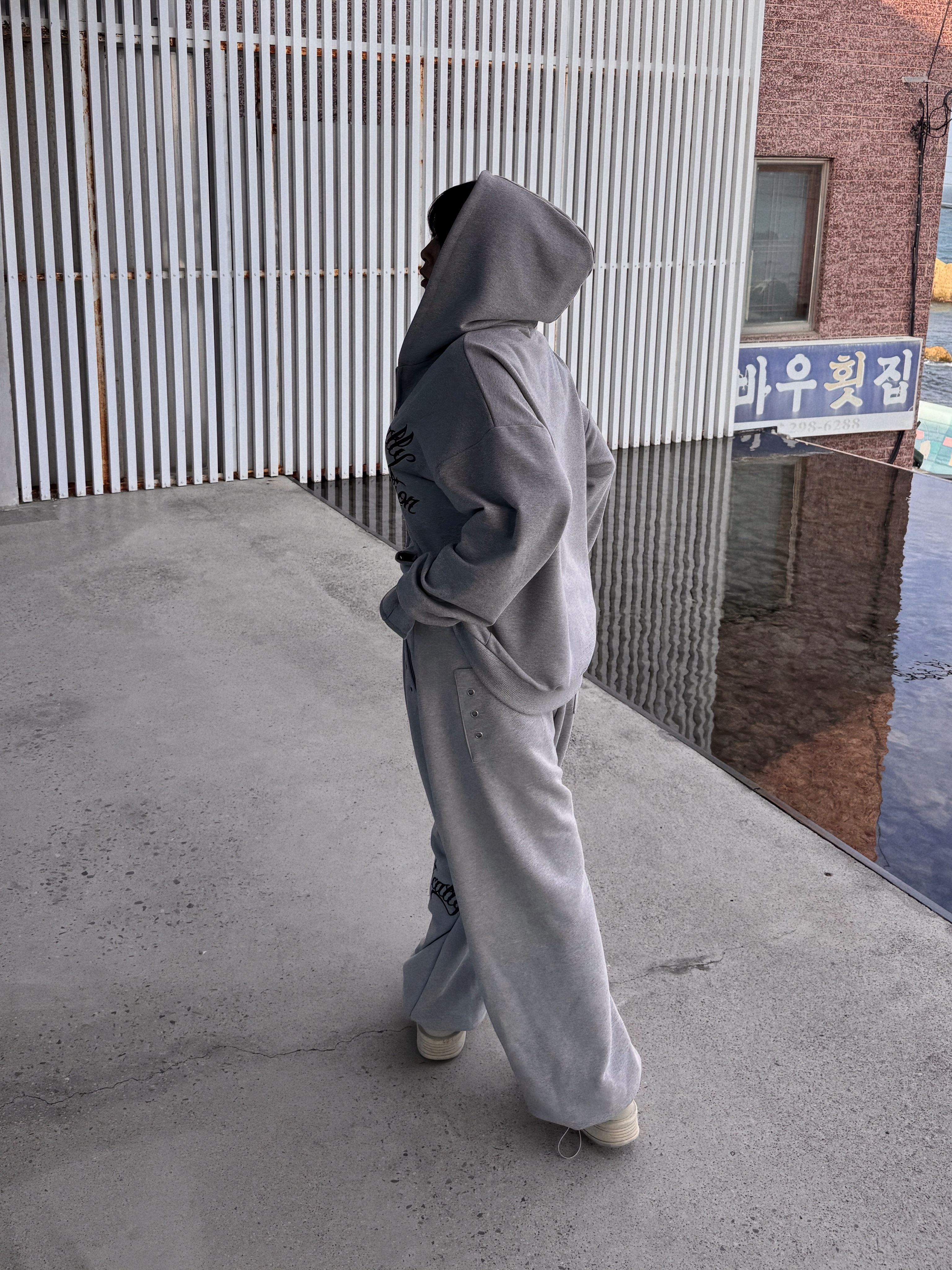 Converse x Drkshdw Turbowpn Ox Pelican 착용 스타일 - 6