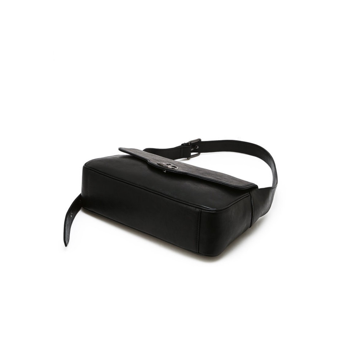 아떼 바네사브루노 액세사리 머랭 뉴 블랙 레더 숄더백 M AABA6E350BK 블랙(Athe Vanessabruno Acc Meringue New Black Leather Shoulder Bag M  Black) - 3