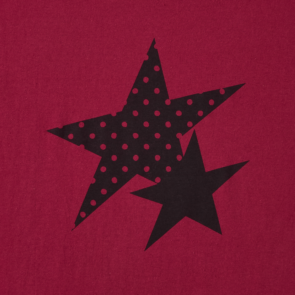 아모우 투 스타 링거 티셔츠 레드(AMOU Two Star Ringer T-Shirts Red) - 3