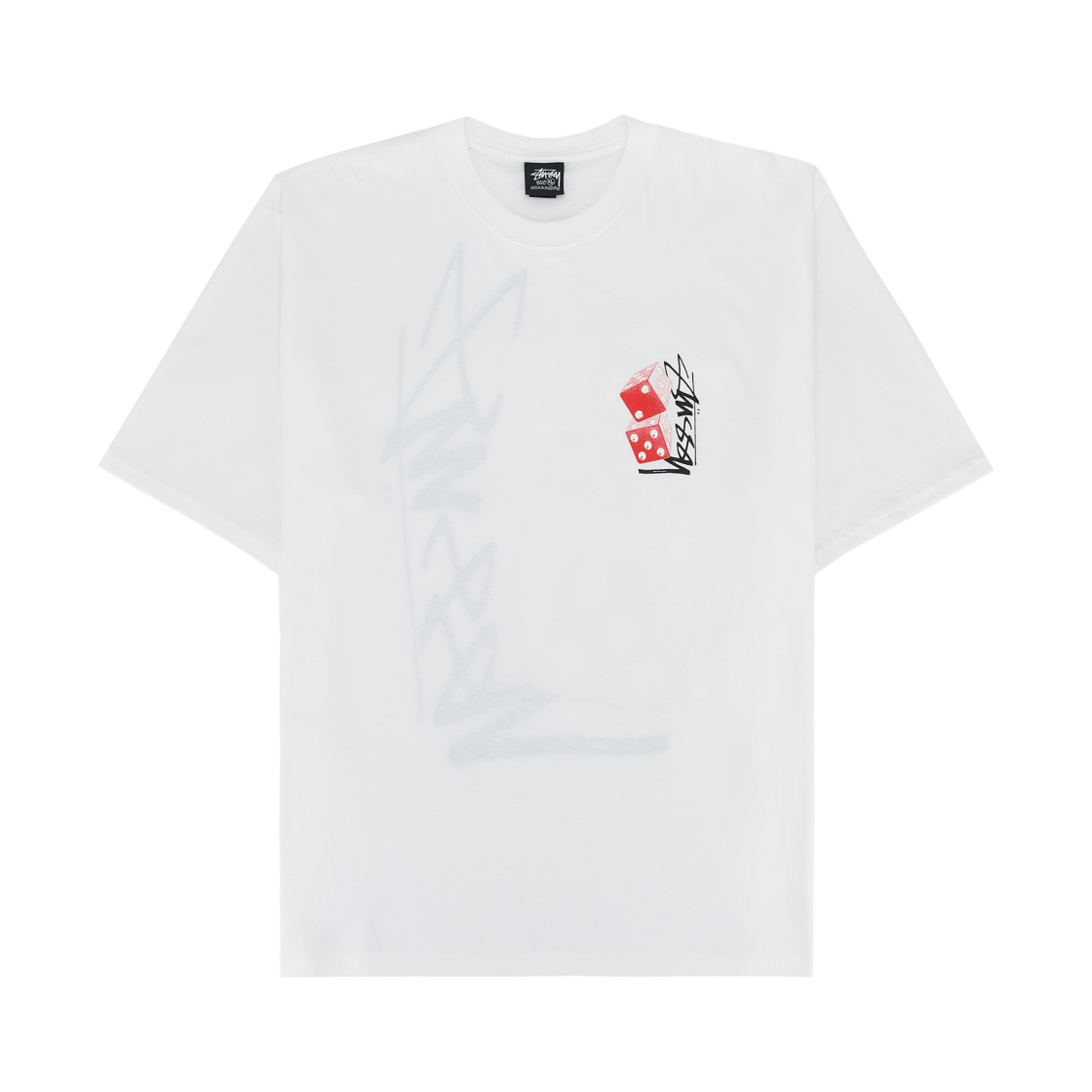 스투시 톨 다이스 티셔츠 화이트(Stussy Tall Dice T-Shirt White) - 2