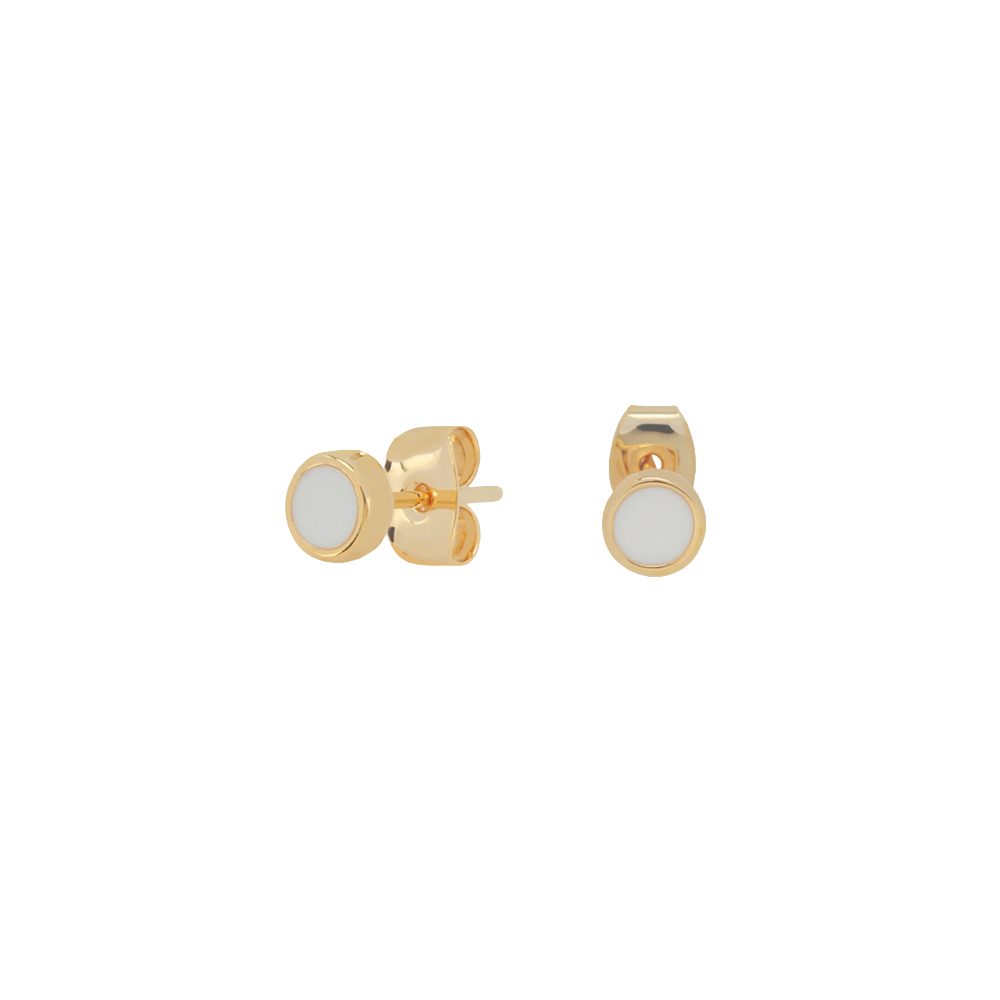 NONENON-199 Nonenon Dot Earring Gold