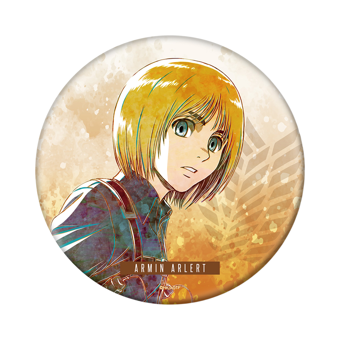 애니모어 진격의 거인 아르민 Ani-Art 제1탄 BIG 캔 뱃지(Animore Attack on Titan Armin Ani Art First Series Big Can Badge)